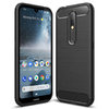 Flexi Slim Carbon Fibre Case for Nokia 4.2 - Brushed Black